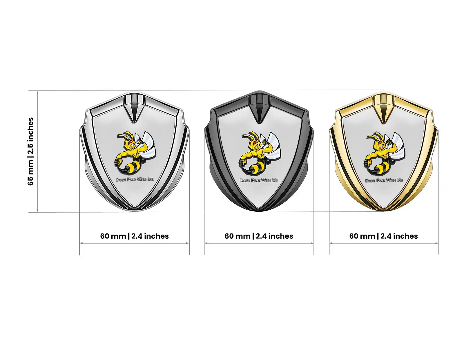 Domed Emblem Badge Standard Stylish